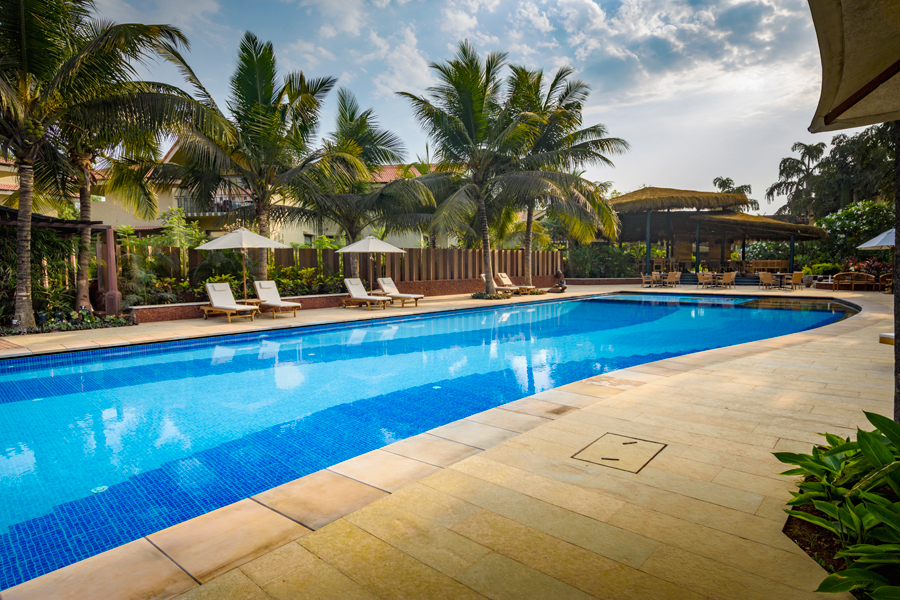 Resort with outdoor pool in South Goa