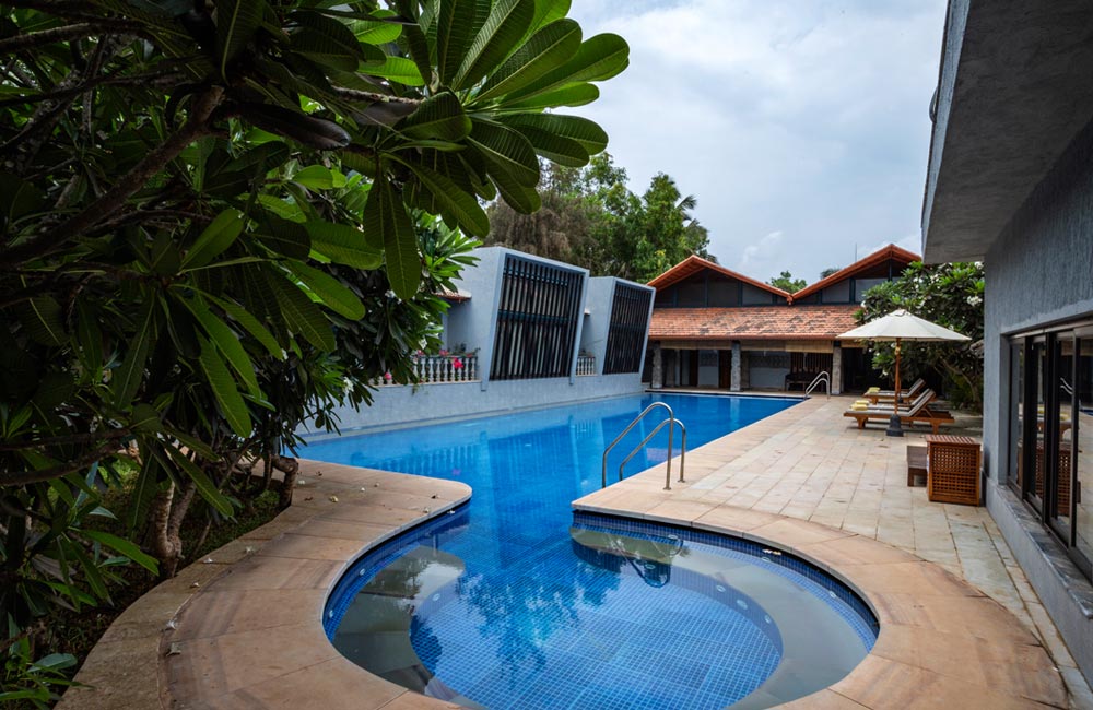 Spa and pool resort in South goa