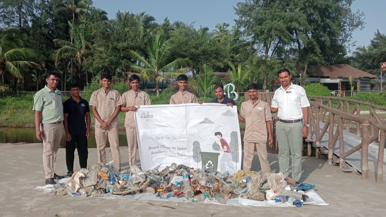 Goa Beach Resort - Beach Cleanup Drive 2024
